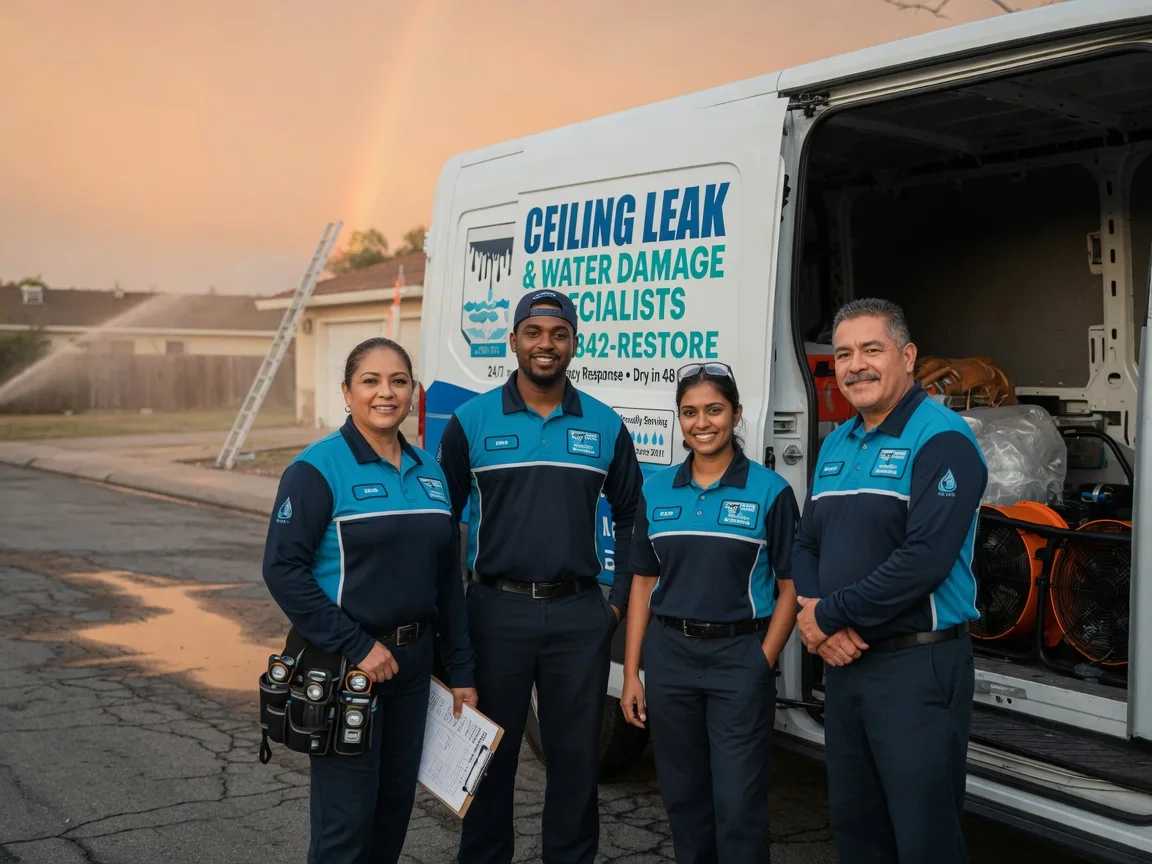 Ceiling Leak Cleanup company in West Halifax, VT